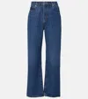 Frame Le Jane Ankle High-rise Straight Jeans In Written