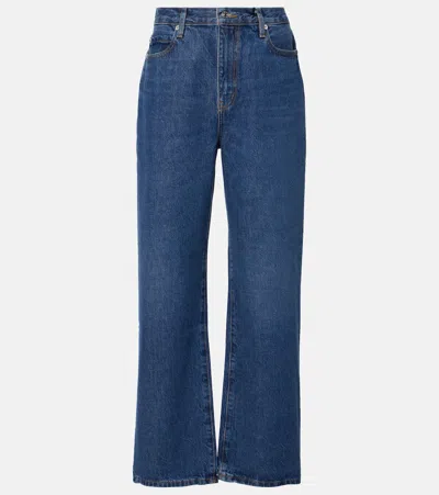 Frame Le Jane Ankle High-rise Straight Jeans In Written