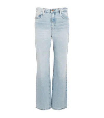Frame Le Jane Ankle Straight Jeans In Blue