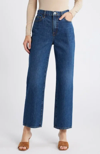 Frame Le Jane Ankle Straight Leg Jeans In Kirk
