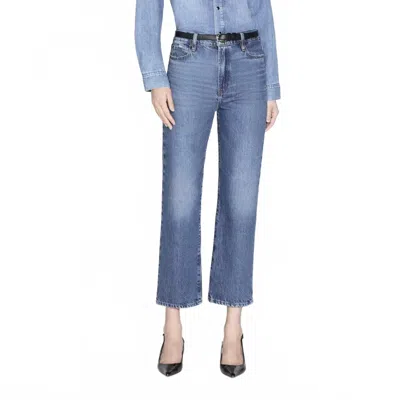 Frame Le Jane Crop Jean In Caramia In Multi