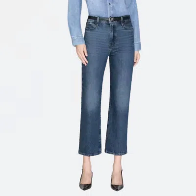 Frame Le Jane Crop Jeans In Caramia In Blue