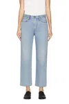 Frame Denim Le Jane Willamette Crop Jean In Blue