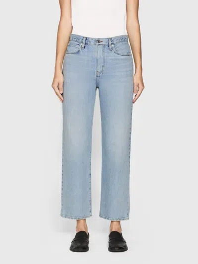 Frame Le Jane Crop Jeans In Willamette In Blue