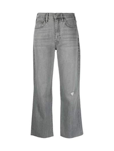 Frame Le Jane Cropped Jeans In Gray