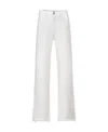Frame Le Jane Wide-leg Jeans In White