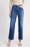 Frame Le Jane High Waist Ankle Straight Leg Jeans In Othello