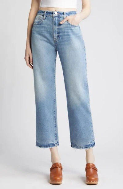 Frame Women's Le Janehigh-rise Straight Crop Jeans In Rhode Grind