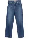 Frame Le Crop Mini Boot Jeans In Blue