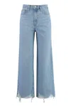 Frame Women's Le Jane Wide Crop Jeans In Clear Blue