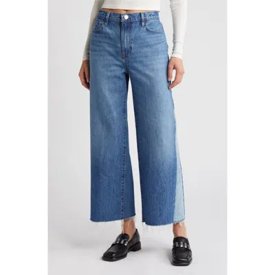 FRAME FRAME LE JANE RAW HEM CROP WIDE LEG JEANS
