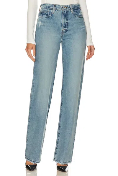 Frame Le Jane Straight-leg Jeans In Weston Rips In Multi