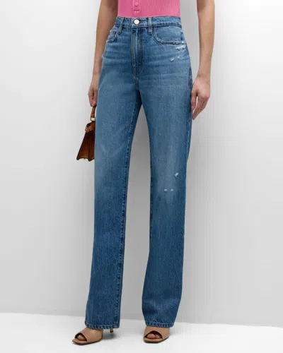 Frame Le Jane Straight-leg Jeans In Mariner