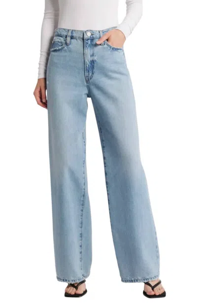 FRAME LE JANE WIDE LEG DENIM JEANS IN ZIGGY