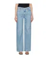 Frame Le Jane Wide-leg Jeans In Blue