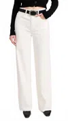 Frame Le Jane Wide Leg Jeans In Au Natural Clean In White