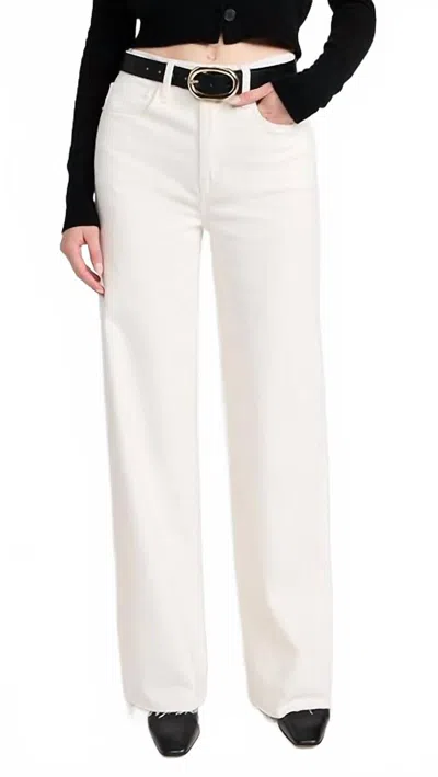 Frame Le Jane Wide Leg Jeans In Au Natural Clean In White