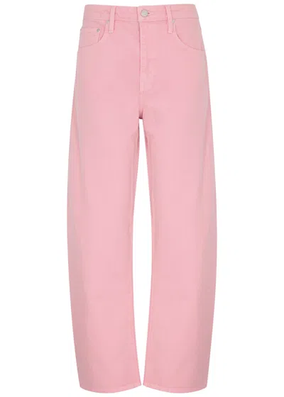 Frame Le Long Barrel Jeans In Pink