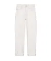 Frame Le Mec Cropped Jeans In White