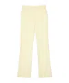 Frame Le Mini Boot Flared Trousers In Yellow