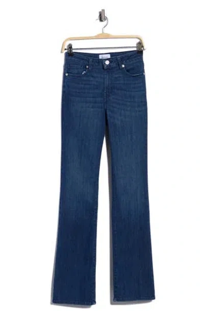 Frame Le Mini Boot High Waist Bootcut Jeans In Blue