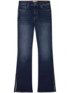 Frame Le Mini Boot Jeans In Blue