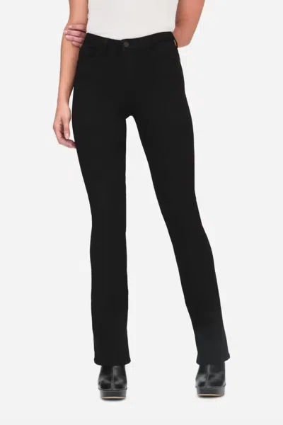 Frame Le Mini Boot Jeans In Blackfinn