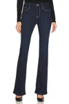 Frame Le Mini Boot Jeans In Parkway In Black