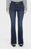 Frame Le Mini Boot Jena Jeans In Moonflower In Blue