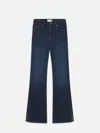 Frame Le Mini Boot Outseam Slit In Moonflower In Blue