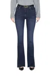 Frame Le Mini Boot Outseam Slit Jean In Moonflow In Multi
