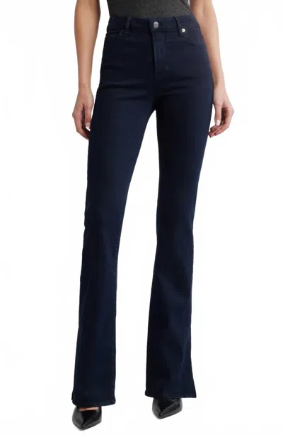 Frame Le Mini Boot Outseam Slit Jean In Slow Days In Blue