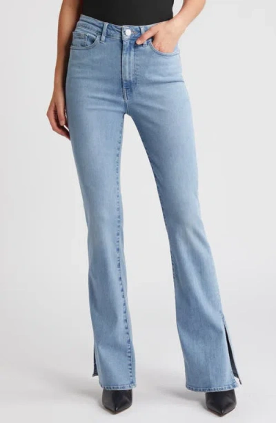 Frame Le Mini Boot Split Hem Bootcut Jeans In Babitz
