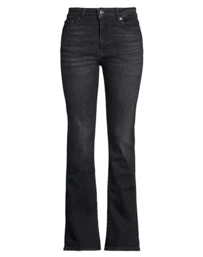 Frame Le Mini Boot Woman Jeans Black Size 30 Cotton, Polyester, Elastane