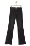 Frame Le Mini Bootcut Jeans In Black