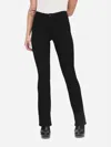 Frame Le Mini Bootcut Jeans In Black In Black