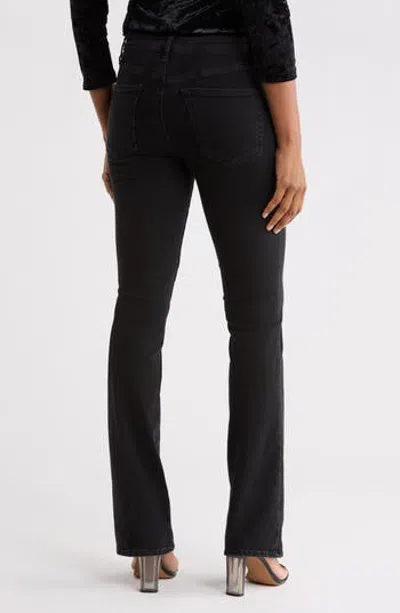 Frame Le Mini Bootcut Jeans In Black