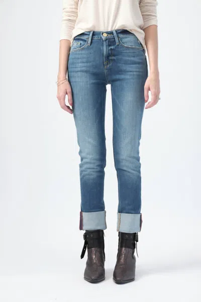 Frame Le Nik Low Slung Jean In Moma In Multi