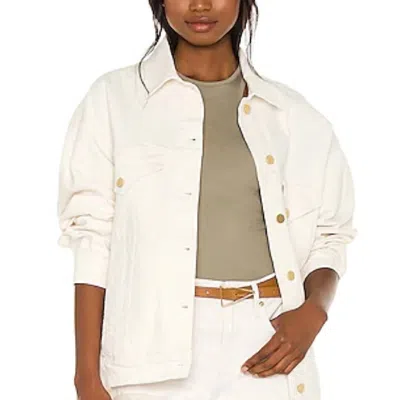 Frame Le Oversized Jacket In Au Natural In Multi