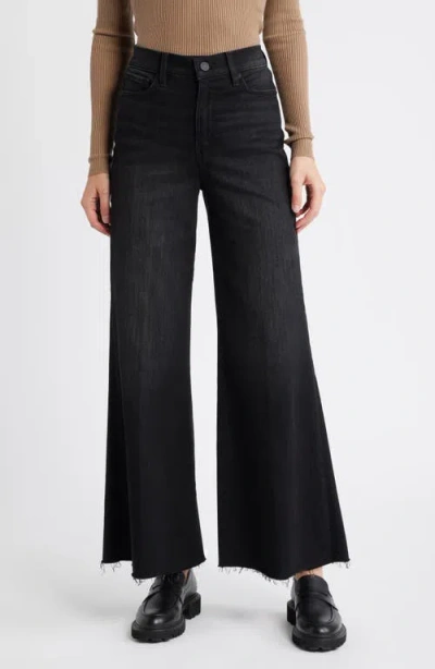 Frame Le Palazzo Cropped Jeans In Tilt Raw After