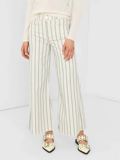 FRAME LE PALAZZO CROP JEAN IN SAGE MULTI