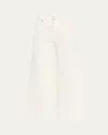 Frame Le Palazzo Crop Jeans In Neutral