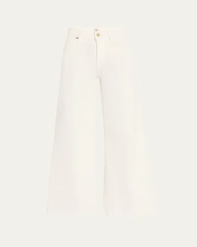 Frame Le Palazzo Crop Jeans In Neutral