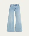 Frame Le Palazzo Crop Jeans In Blue