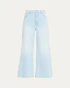 Frame Le Palazzo Crop Jeans In Blue