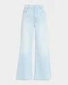 Frame Le Sleek Straight Jeans In Blue