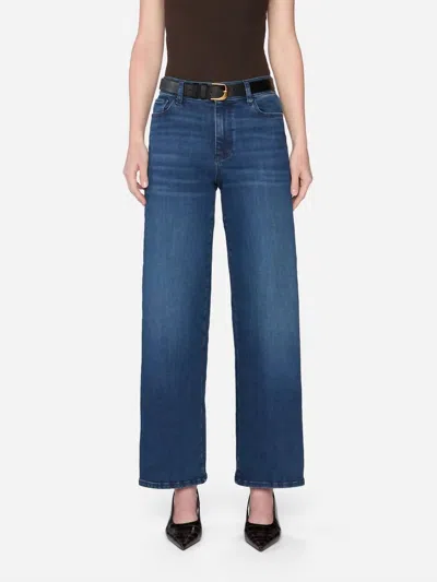 Frame Le Slim Palazzo Jeans In Keepsake In Blue