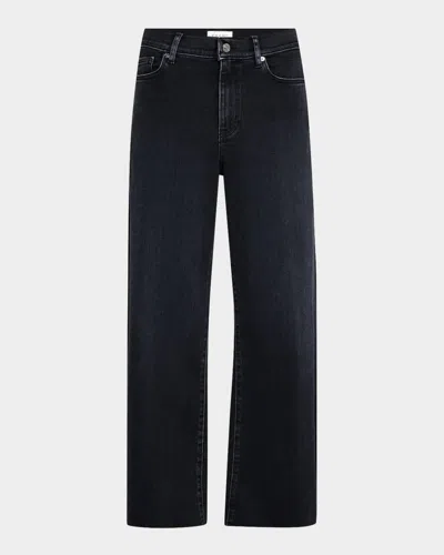 Frame Le Palazzo Crop Jeans In Radio Raw After