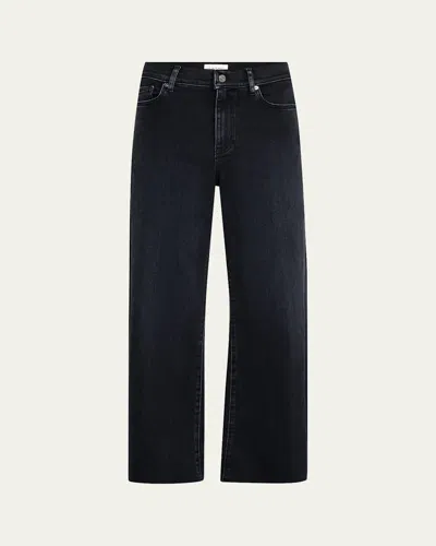 Frame Le Palazzo Crop Jeans In Radio Raw After
