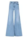 Frame Denim Le Slim Canals Raw After Palazzo Jean In Colorado